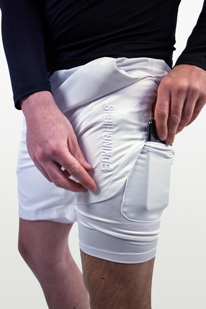 2 in 1 Stitched Training Shorts