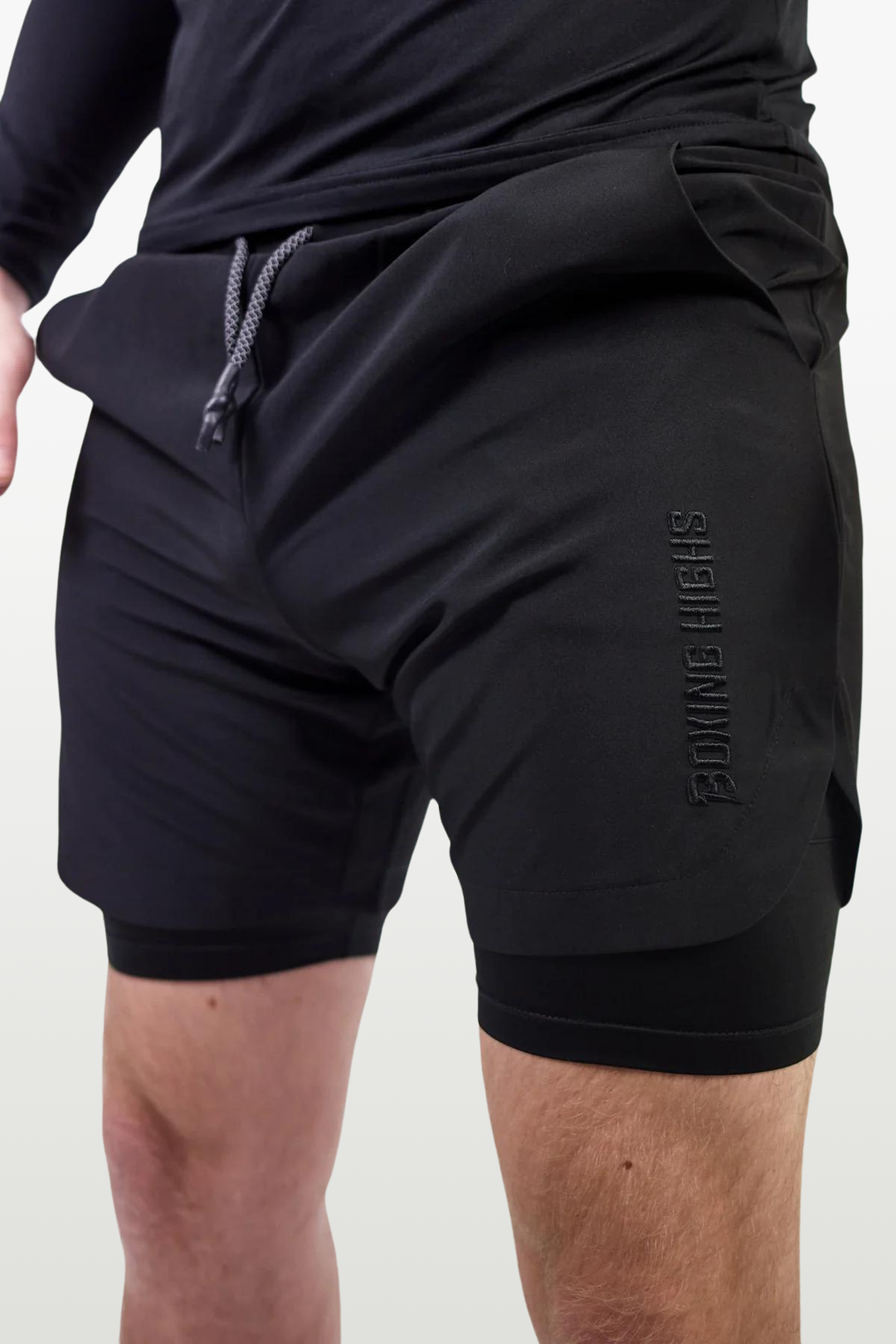 2 in 1 Stitched Training Shorts